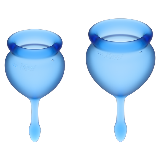 Satisfyer Feel Good Menstrual Cup Dark Blue