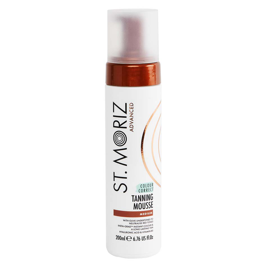 Colour Correcting Tanning Mousse, 200 ml St Moriz Advanced Pro Brun utan sol - Kropp