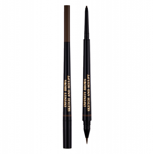 LH cosmetics Infinity Power Brows Sketch And Sculpt Liquid Liner & Pencil Dark Brown