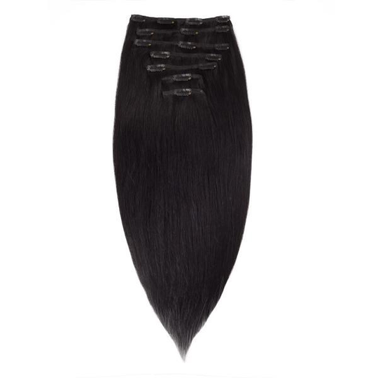 Rapunzel of Sweden Clip-on set Original 7 pieces 40 cm 1.0 Black