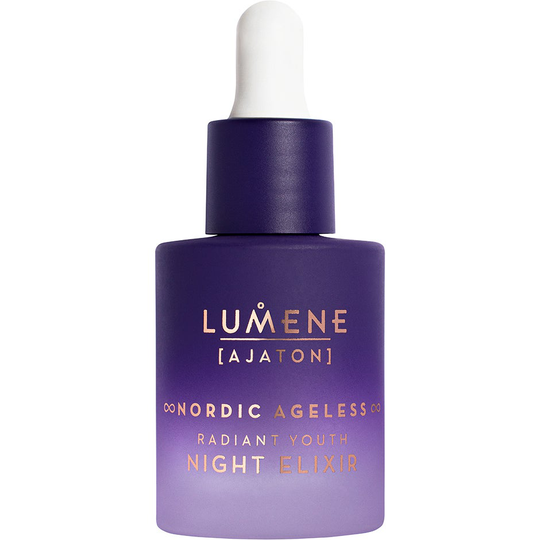Nordic Ageless Radiant Youth Night Elixir, 30 ml Lumene Serum & Ansiktsolja