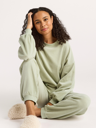 Sweatpants i velour