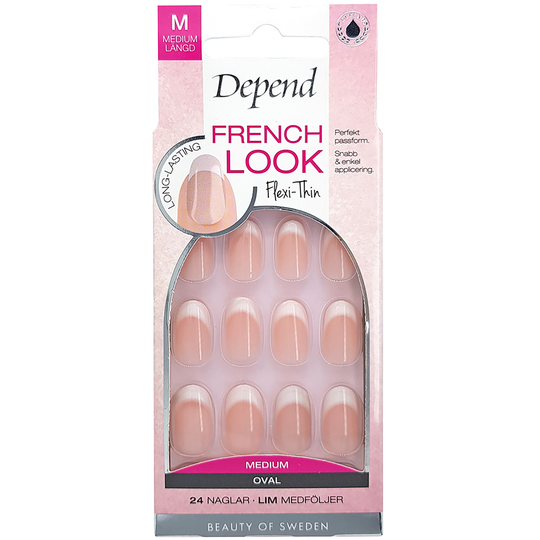Depend French Look Pink Oval