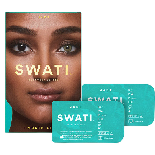 Jade, 2 st Swati Färgade linser