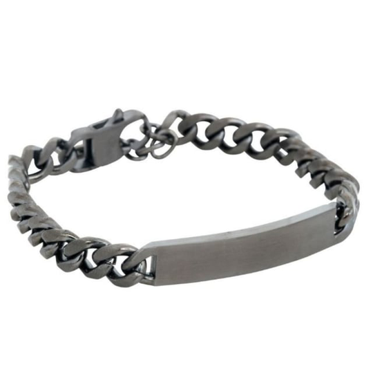 Sebastian Steel Bracelet Black