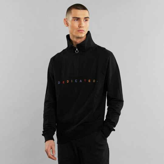 Sweatshirt Halfzip Storlien Spread Logo Black