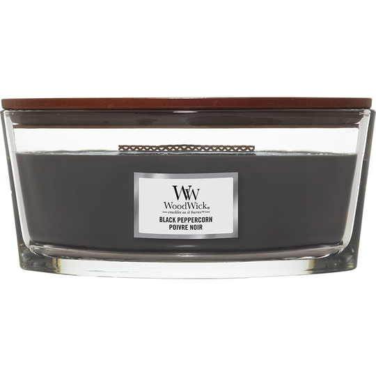 Black Peppercorn, WoodWick Doftljus