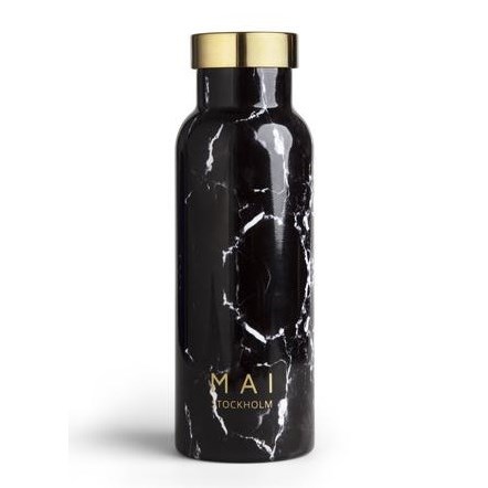 MAI Stockholm Black Marble Bottle 500 ml