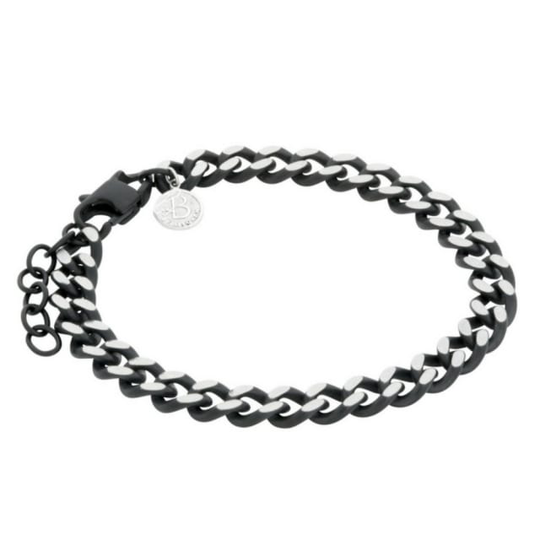 Sylvester Steel Bracelet Black