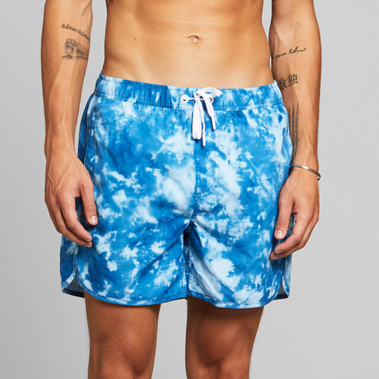 Swim Shorts Sandhamn Tie Dye Blue