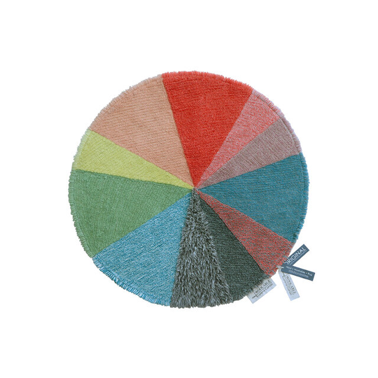 Tvättbar Ullmatta Woolable Pie Chart, 120x120 Cm