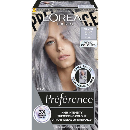 Loreal Paris Préférence Vivids Silver Grey 10.112