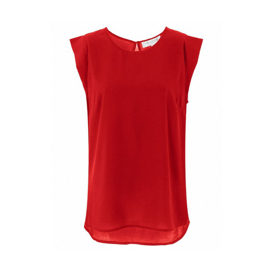 Crepe Light Capped Slv Tee T-Shirt