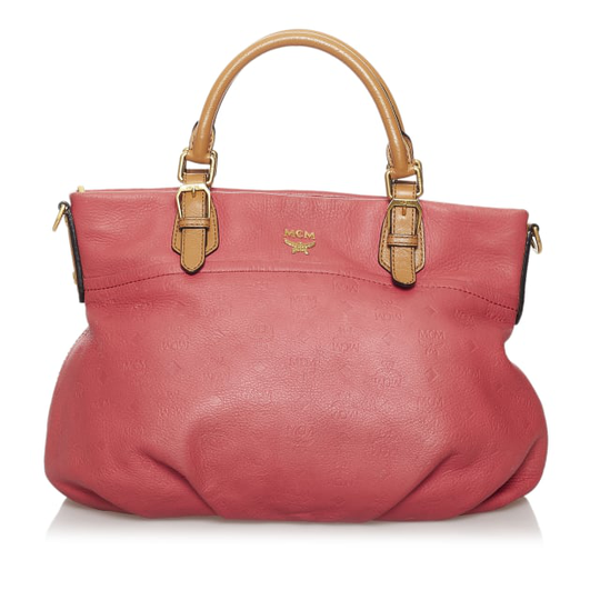 Mcm Leather Satchel