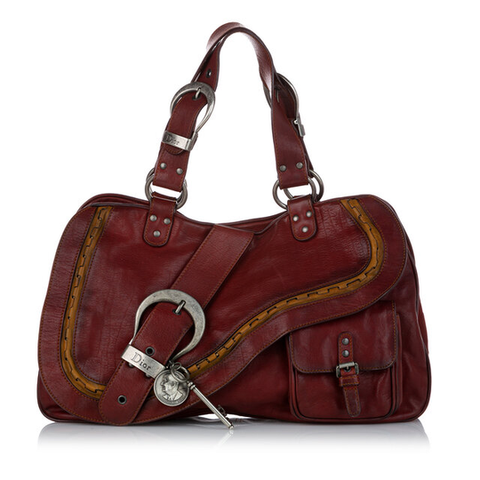 Dior Gaucho Saddle Leather Handbag