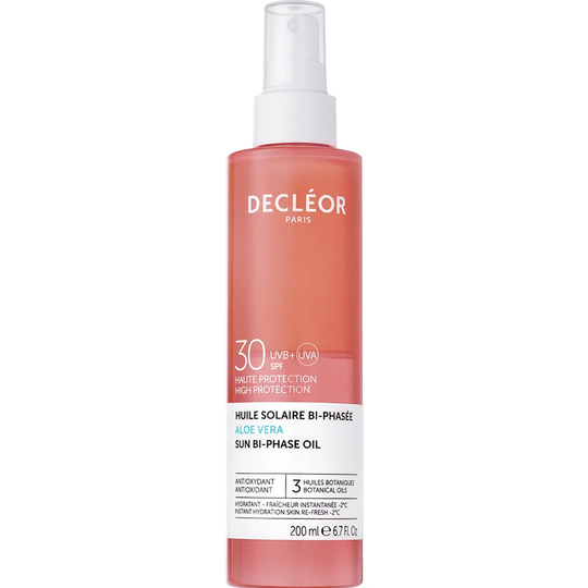 Aloe Vera Sun Bi-Phase Oil, 200 ml Decléor Solskydd & Solkräm