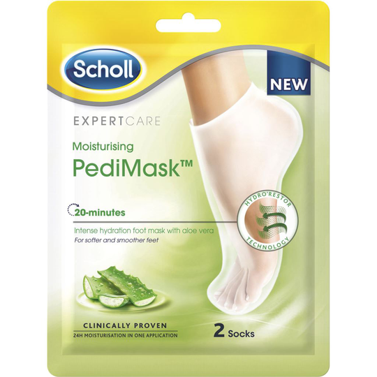 Scholl Mjukgörande Fotmask Aloe Vera