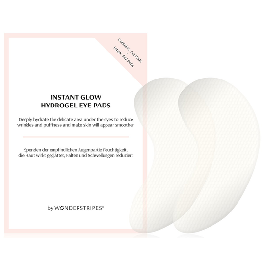 Instant Glow Hydrogel Eye Pads, Wonderstripes Ögonkräm