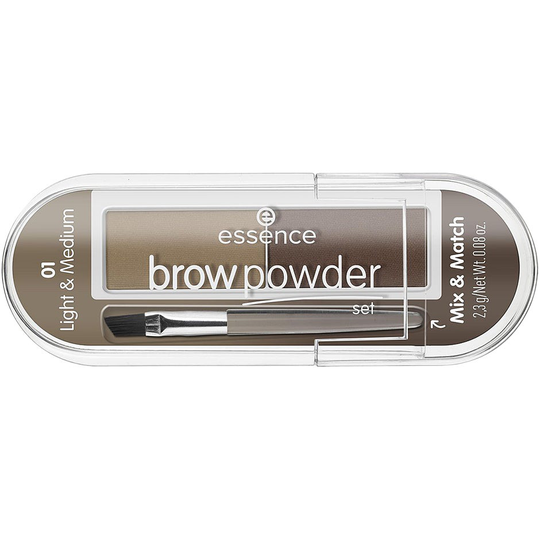 Brow Powder Set, 2,3 g essence Ögonbrynsmakeup