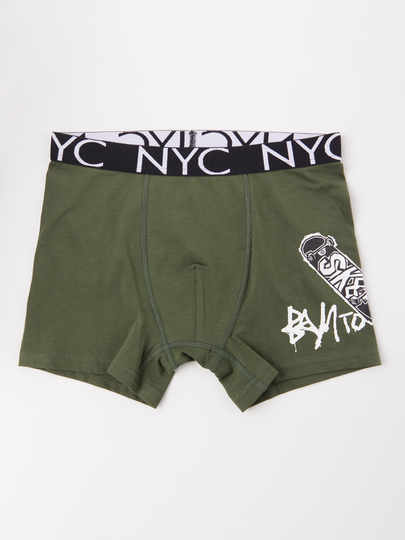 Boxershorts med skateboardtryck