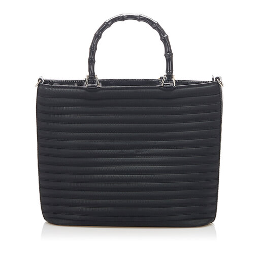 Gucci Bamboo Canvas Satchel